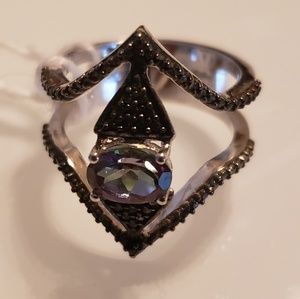 Northern Lights Mystic Topaz Ring